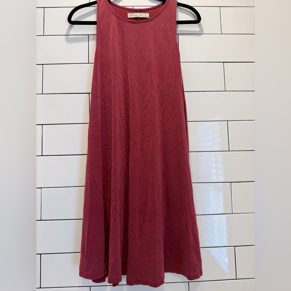 Abercrombie & Fitch Racerback Dress in Dusty Rose